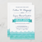 At Sea 航海の Save the Dates セーブザデート (正面/裏面)