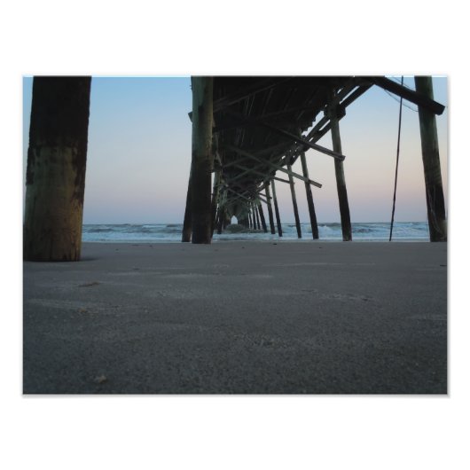 At Sea Level - Oak Island, NC フォトプリント (正面)