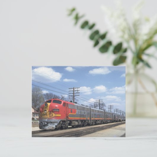 AT&SF EMD F-7 ポストカード (スタンド正面)
