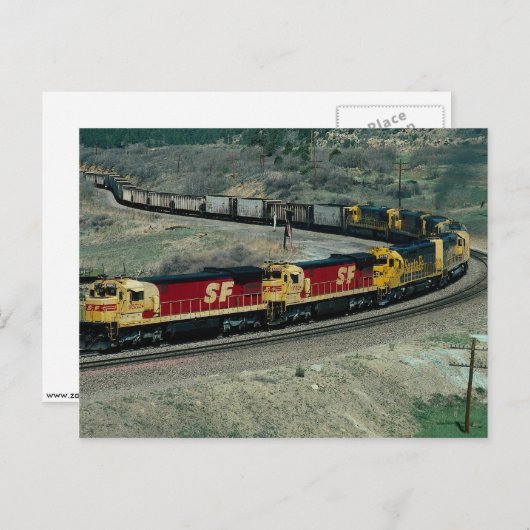 AT&SF GE ポストカード (正面/裏面)