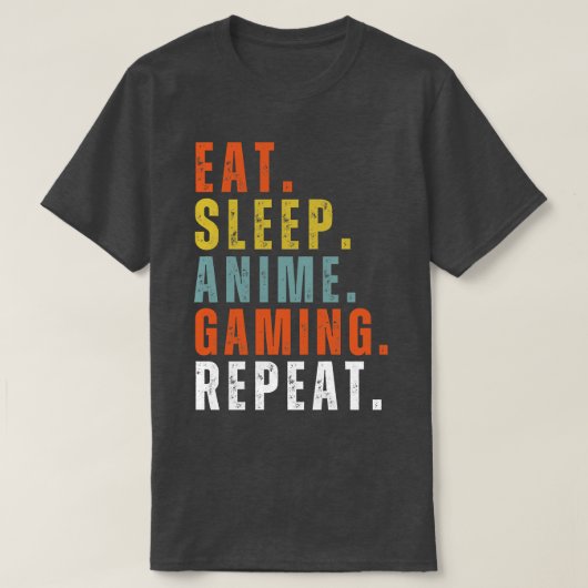 at Sleep GamingリピートデザインDo you or someone y Tシャツ (デザイン正面)