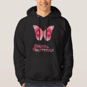 At Social Hashtag Butterfly パーカ (正面)