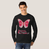 At Social Hashtag Butterfly Tシャツ (正面フル)