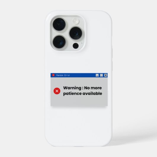 At some point, the system just stops responding. N iPhoneケース (裏面)