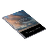 At Sunset 1ペルソナライズドモディラルゲストブック ノートブック (右側)