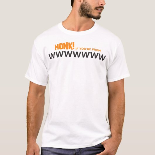 AT&TによってはTシャツが警笛を鳴らします Tシャツ (正面)