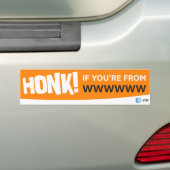 AT&Tはステッカーなら警笛を鳴らします バンパーステッカー (車上)