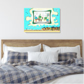 At The Atomic Residence | Apology 24x16 キャンバスプリント (インサイチュ (寝室))