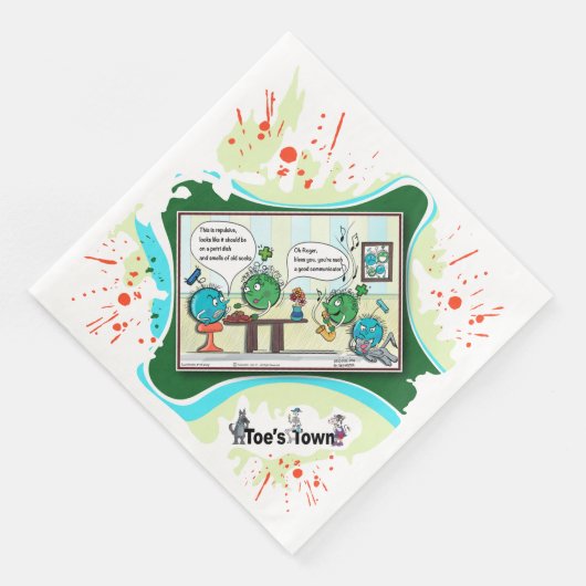 At The Atomic Residence | Apology Dinner Napkin (コーナー)