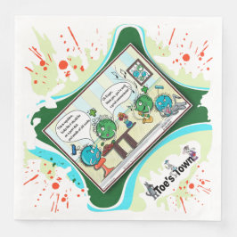 At The Atomic Residence | Apology Dinner Napkin