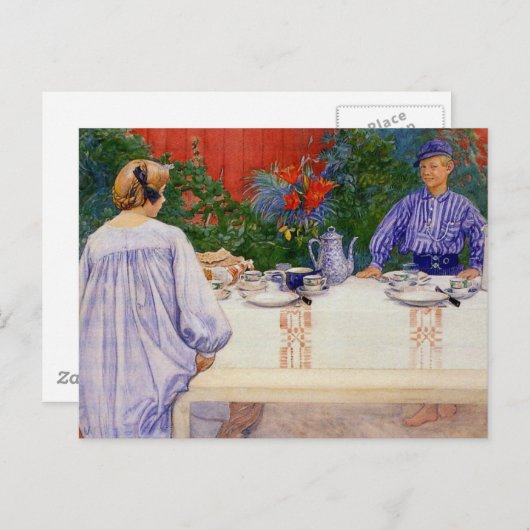 At the Breakfast Table 1910 ポストカード (正面/裏面)