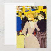 At the Nightclub by Toulouse Laurec,ヴィンテージ・アート (正面/裏面)