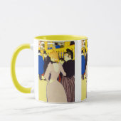 At the Nightclub by Toulouse Laurec,ヴィンテージ・アート マグカップ (左)