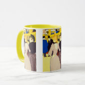 At the Nightclub by Toulouse Laurec,ヴィンテージ・アート マグカップ (正面左)