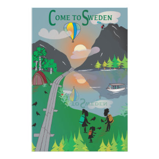 At the of Sweden フォトプリント