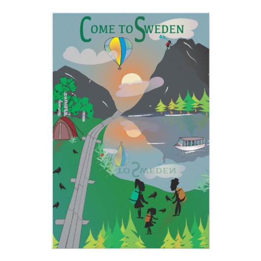 At the of Sweden  フォトプリント (正面)