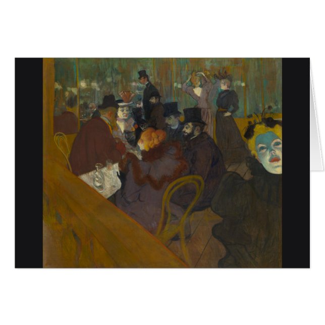 At the Rouge by Henri de Toulouse-Laurec (正面横)
