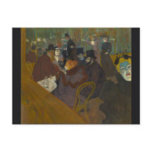 At the Rouge by Henri de Toulouse-Laurec