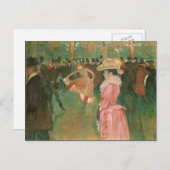 At the Rouge: The Dance by Toulouse-Laurec ポストカード (正面/裏面)