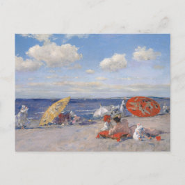 At the Seaide Canvas Print ポストカード