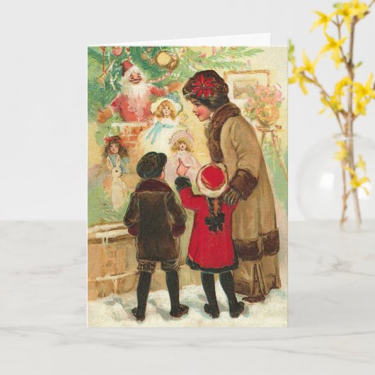 At The Toy Store Window カード (黄色い花)