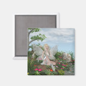 At the Waters Edge – 妖精&花by the Water マグネット (正面/裏面)