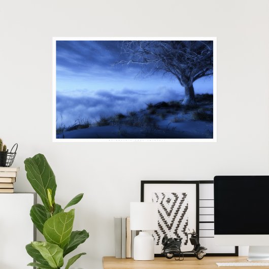 At World's Edge（冬） ポスター (ホームオフィス)