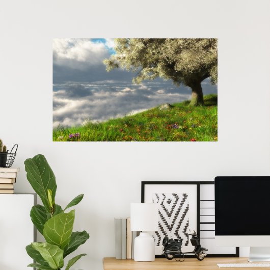 At World's Edge (春) ポスター (ホームオフィス)