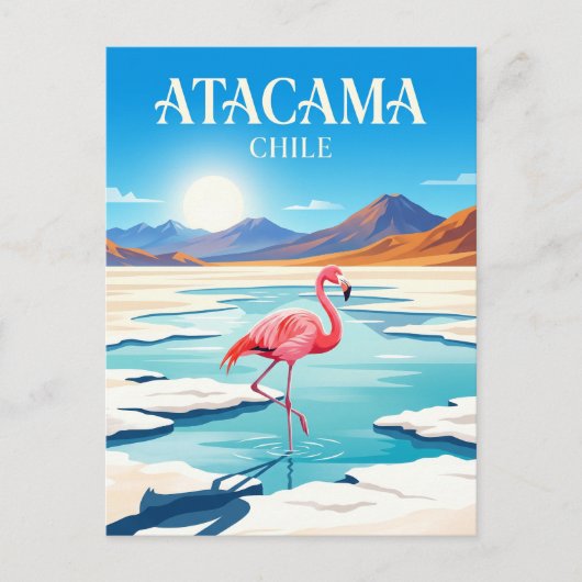 Atacama Desert Chile ポストカード (正面)