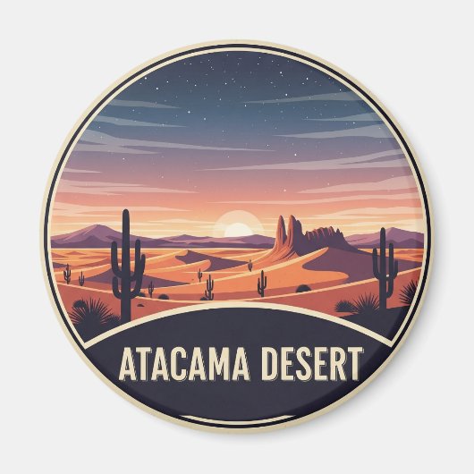 Atacama Desert Chile マグネット (正面)