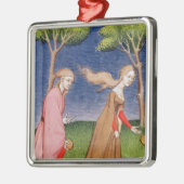 Atalantaに対するMelanionの競争 メタルオーナメント (左)