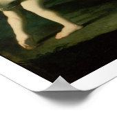 Atalanta and Hippomenes, c.1612 (キャンバス上の油) ポスター (角)