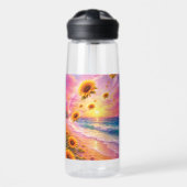 Atardecer de Paz Infinita: Girasoles Mágicos  ウォーターボトル (正面)