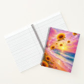 Atardecer de Paz Infinita: Girasoles Mágicos  ノートブック (内部)
