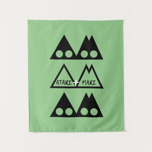 ATARI+MARIトリロゴタペストリー タペストリー (正面)