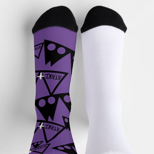 ATARI+MARIロゴソックス ソックス (上部)