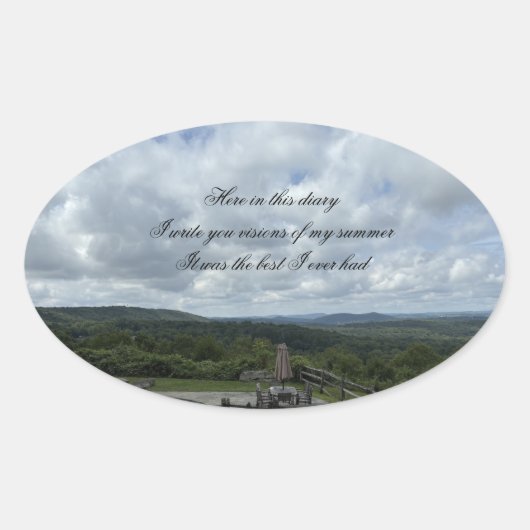 Atari*sスカイライン 楕円形シール (正面)