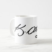 Ataturkの印のコップ コーヒーマグカップ (正面左)