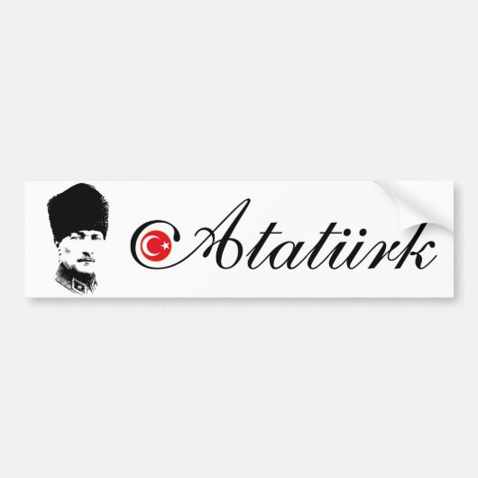 Ataturk バンパーステッカー (正面)