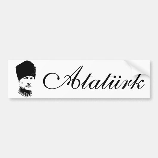 Ataturk バンパーステッカー (正面)