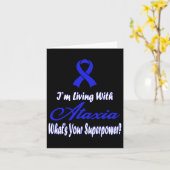 Ataxia Awareness 5  カード (黄色い花)