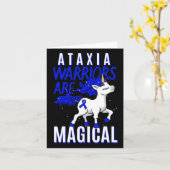 Ataxia Movement Disorder Dystaxia Friedreich's Uni カード (黄色い花)