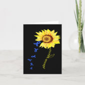 Ataxia Warrior Fun Design Ataxia Awareness.  カード (正面)