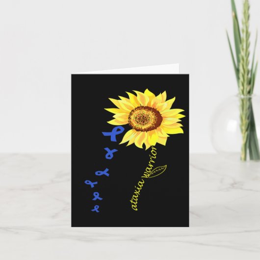 Ataxia Warrior Fun Design Ataxia Awareness.  カード (正面)