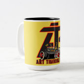 ATB棒のマグの黄色 ツートーンマグカップ (正面左)