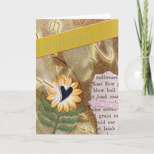 ATCの再生の芸術を覚えて下さい カード (正面)