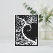 ATCブラックハート ポストカード (スタンド正面)