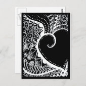 ATCブラックハート ポストカード (正面/裏面)