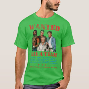 ATeam Wantedポスター Tシャツ