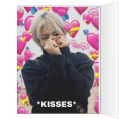 'ATEEZ虹城ミーム'誕生日カード (内側(左))